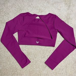 Lazuli label Open Back Long Sleeve Top SIZE medium